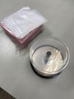 光碟片 +一疊光碟套