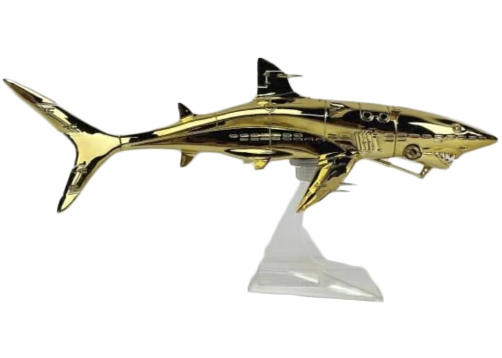 空山基金色鯊魚雕塑Hajime Sorayama Shark 1/10 scale Gold, 興趣及