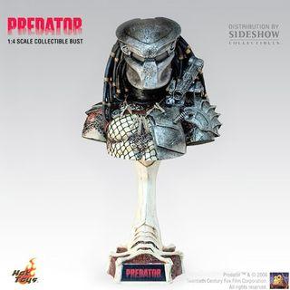 [[[ 原型師簽名版 ]]] Hottoys PREDATOR 1/4 Collectible Bust - HTB 02 鐵血戰士 半胸像 半身像 [ 異獸戰 異形 ] monster alien movie Hot Toys Sideshow Gentle Giant movie toy HTB02 [[[ Sculptor Autograph Exclusive Version ]]]