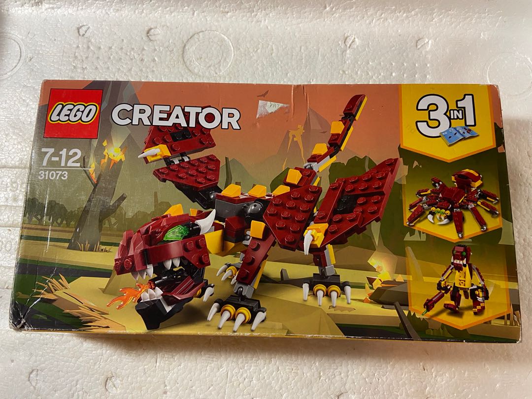 已開盒未開袋 樂高 Lego 31073 飛龍 巨人 蜘蛛 Mythical creature Creatures Creator ...