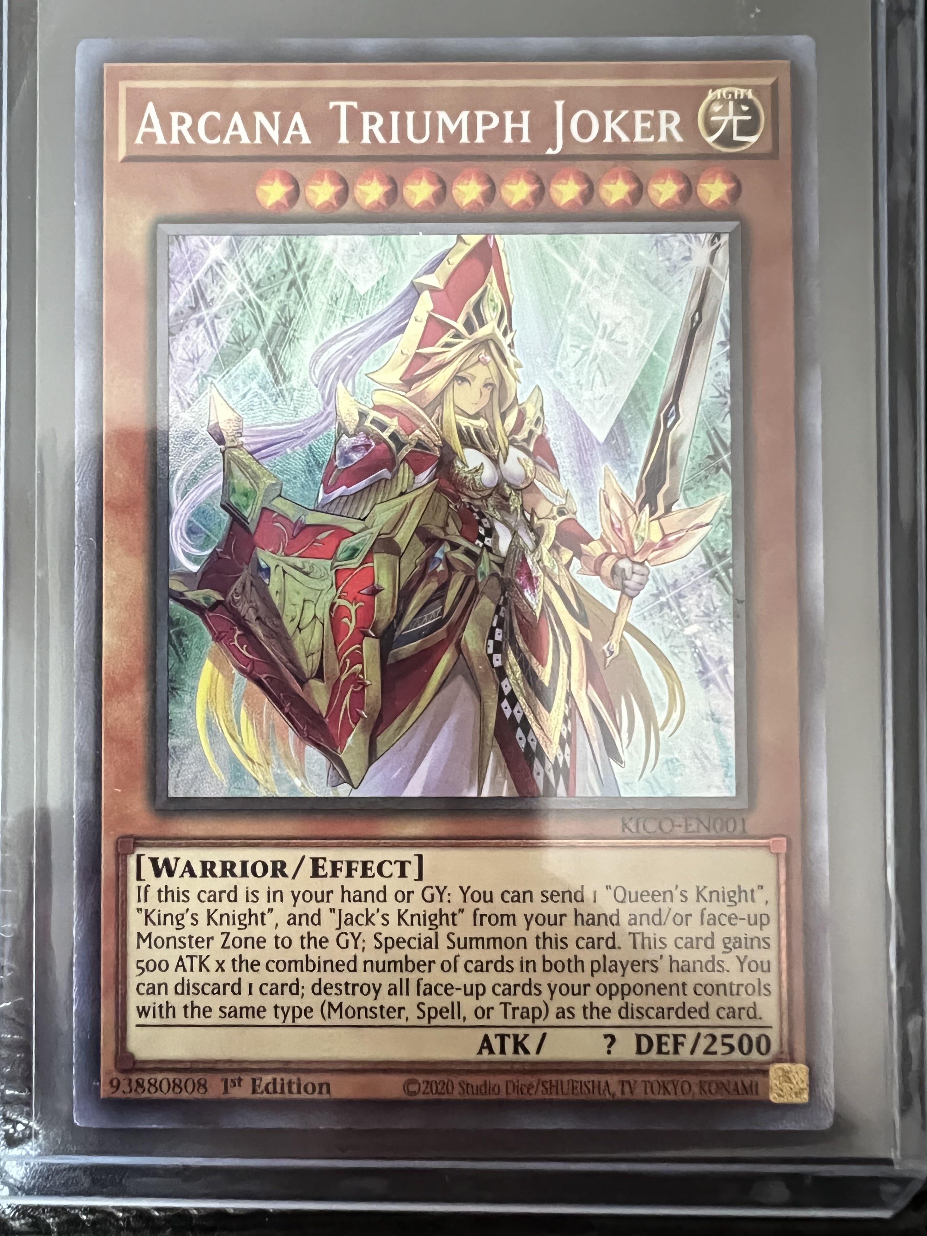 Yugioh: Arcana Triumph Joker KICO Collector's Rare 1st, , & - Carousell Yugioh: Arcana Triumph Joker KICO Collector's Rare 1st, , & - Carousell