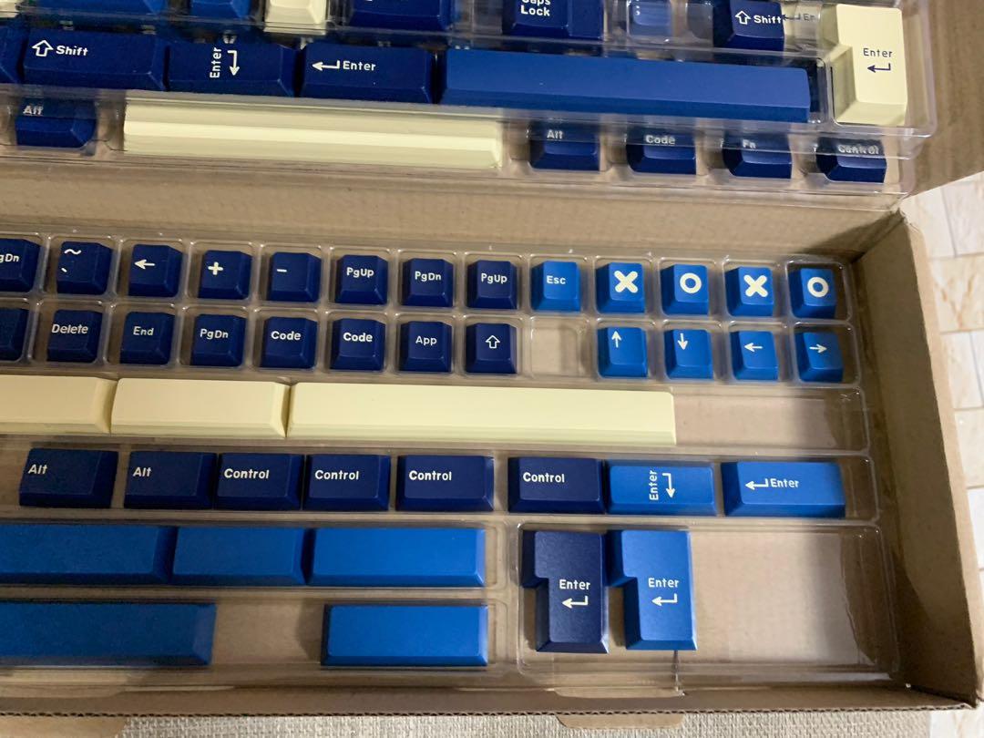Matrix Keycaps ABS matrix-01 keycaps ( blue / navy blue / yellow ), Computers & Tech ...