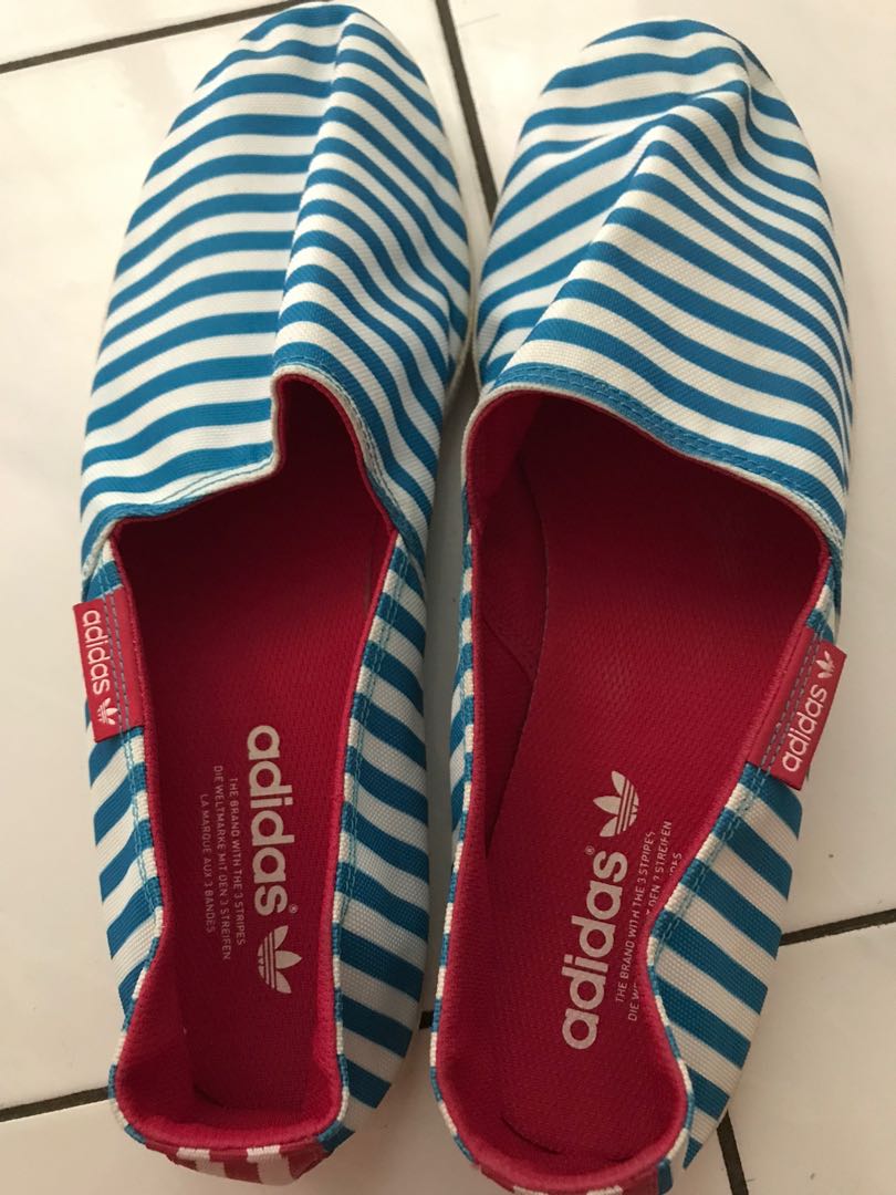 Adidas Mens Blue White Red Striped 