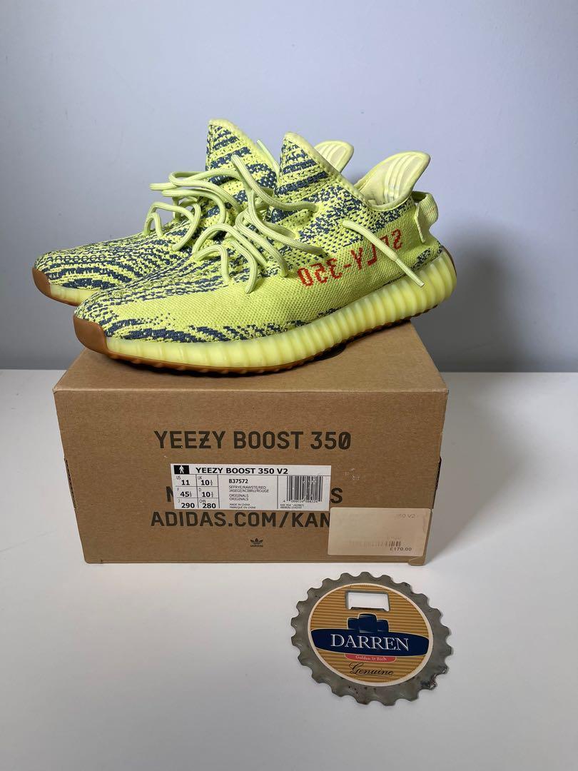 Frozen yellow clearance yeezy legit check