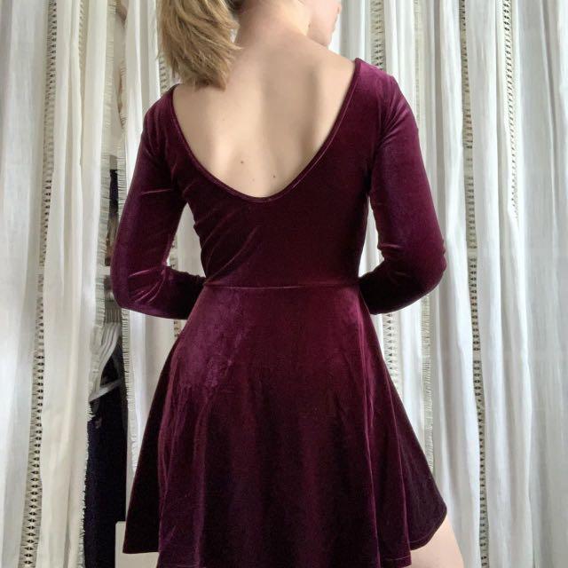 Aeropostale velvet dress clearance