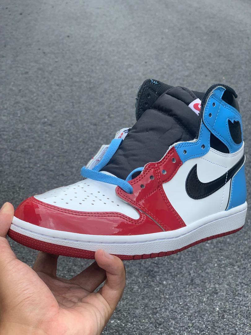 Air Jordan 1 High Fearless UNC Chicago Men s Fashion Footwear