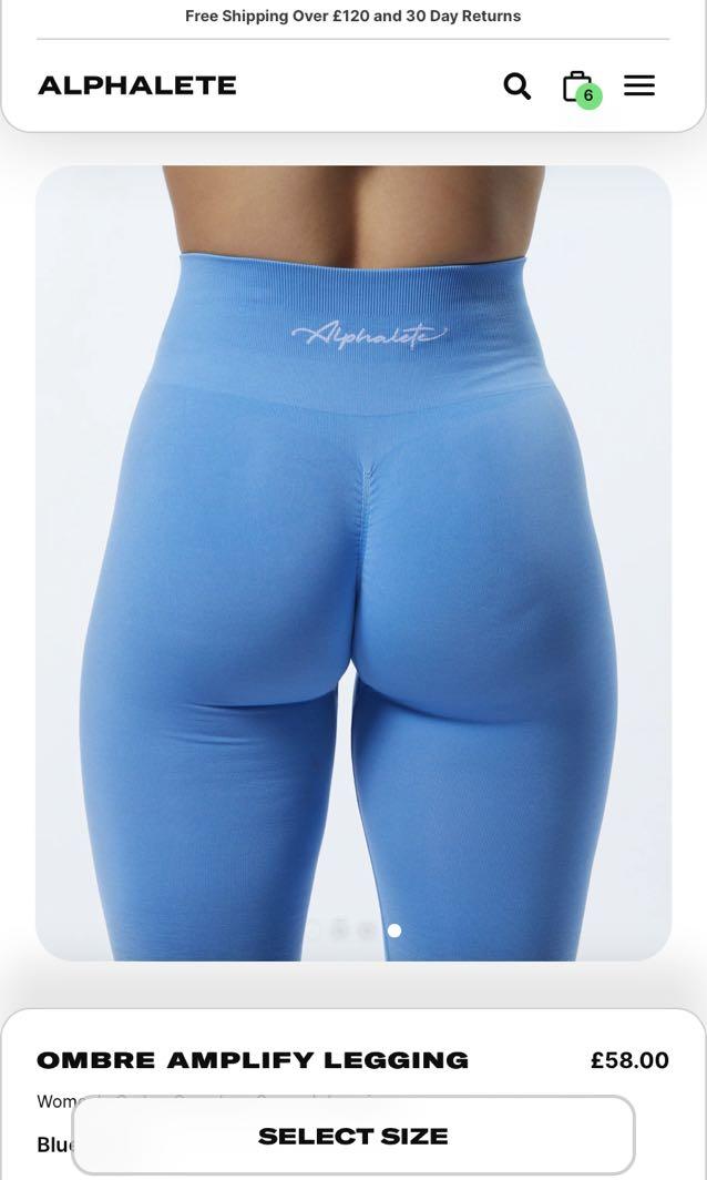 Alphalete, Pants & Jumpsuits, Alphalete Amplify Leggings Size Small In  Pier Blue