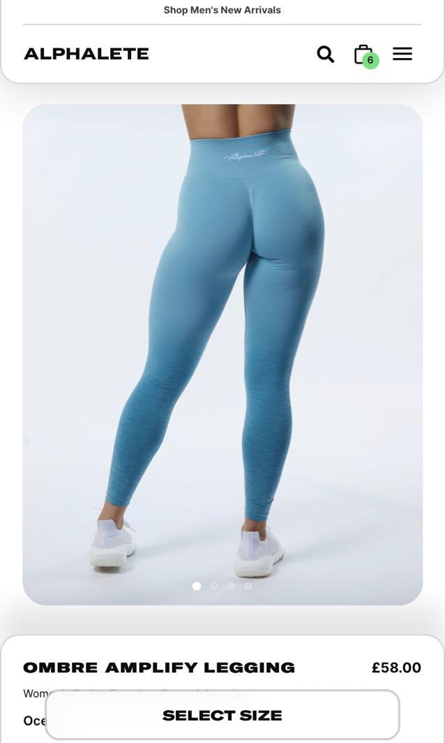 Alphalete OMBRE AMPLIFY LEGGING XL Blue - $60 (25% Off Retail) New With  Tags - From Abby