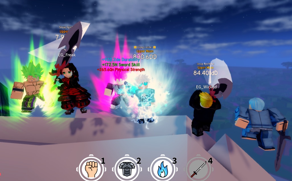 Roblox Account- Anime Fighting Simulator