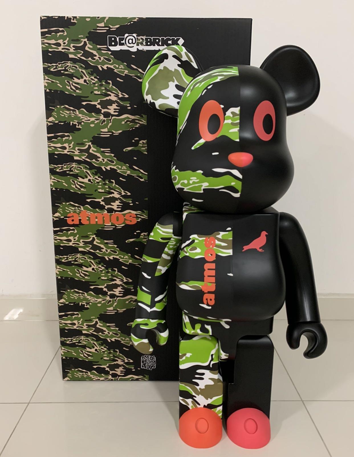 BE@RBRICK atmos x STAPLE TYPE-5 1000% Medicom Be@rbrick atmos x