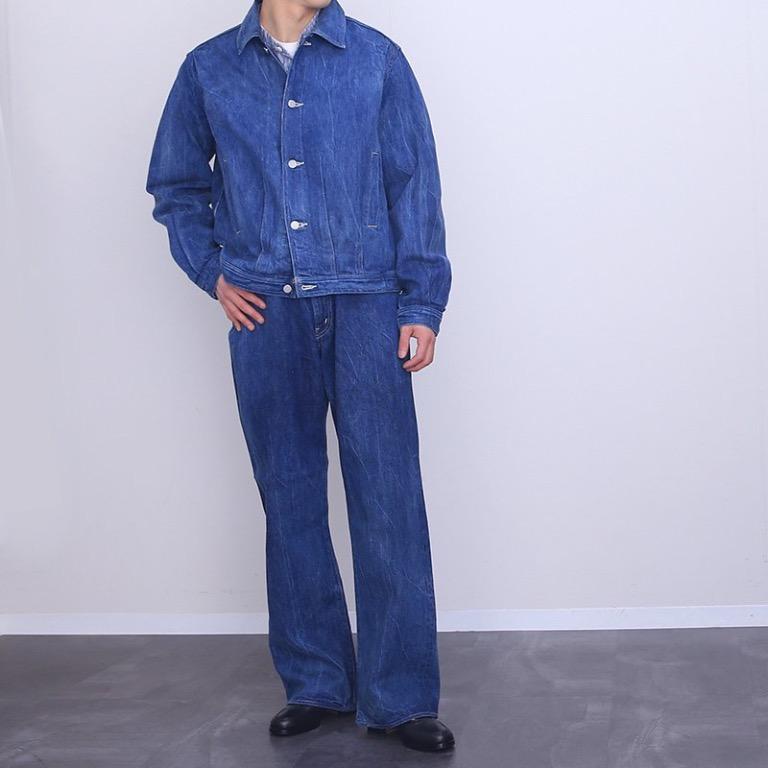 Auralee SELVEDGE FADED LIGHT DENIM PANTS 牛仔長褲