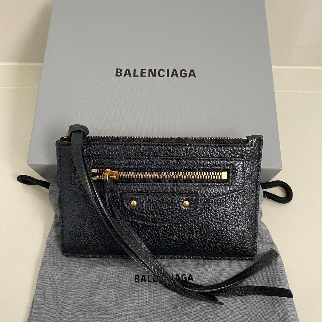 Authentic Balenciaga Neo Classic City Leather cardholder, Luxury 