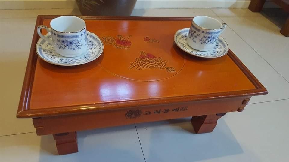Authentic Foldable Korean Tea Table, Furniture & Home Living, Furniture