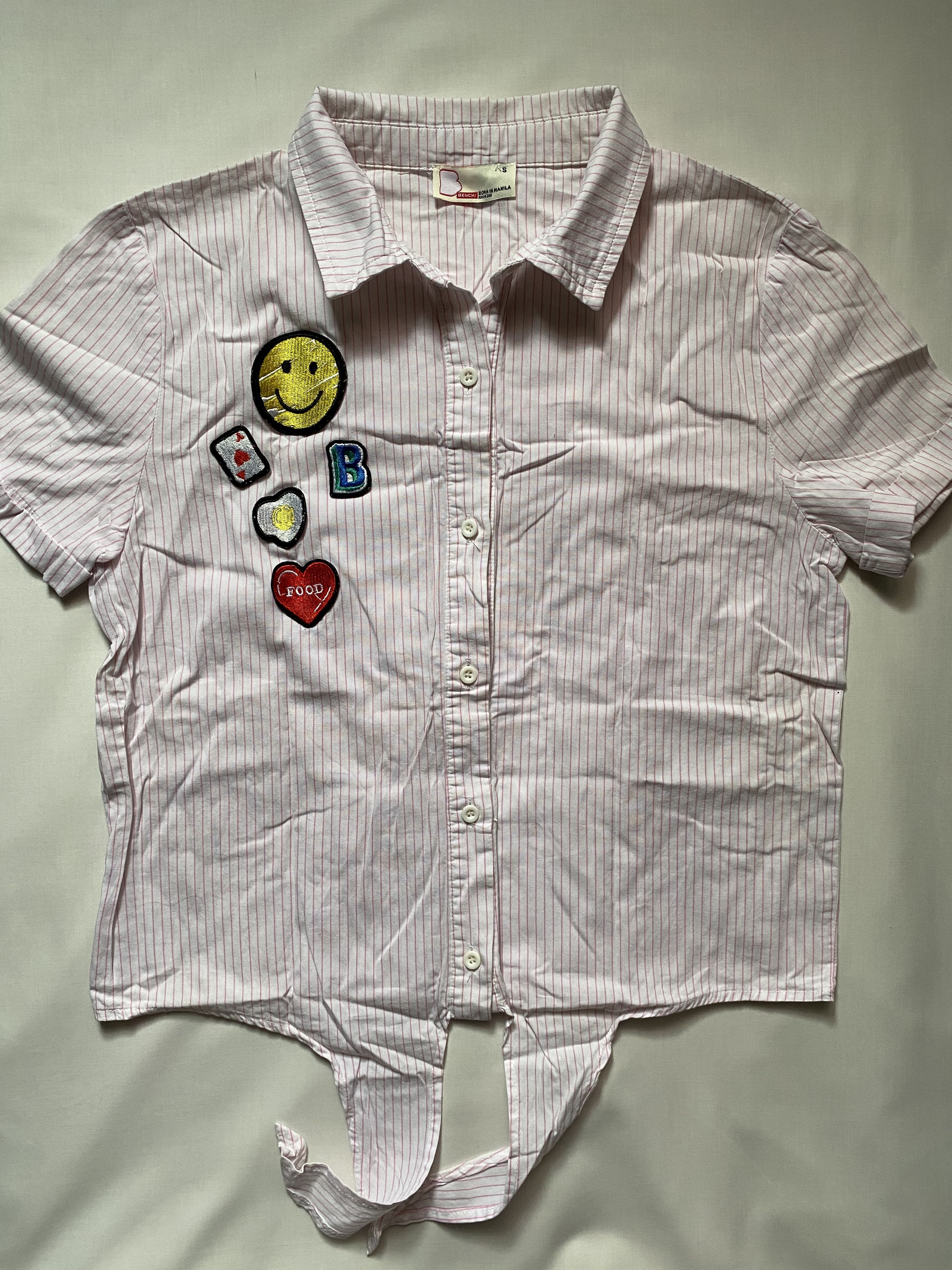 Bench Short-Sleeve Tie-Front Shirt with 