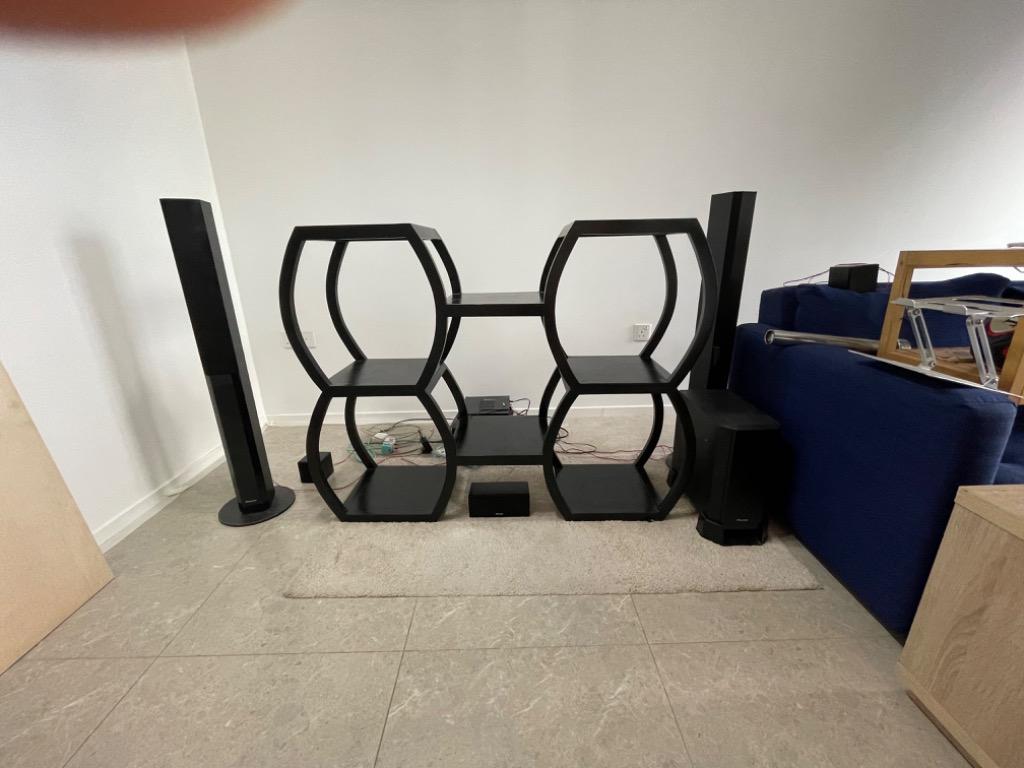 Black Shelving Unit, Furniture & Home Living, Furniture, Shelves