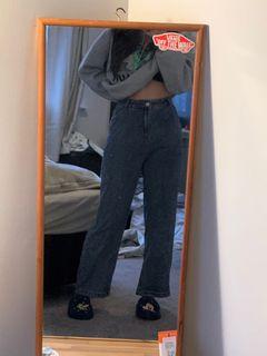 blue denim jeans