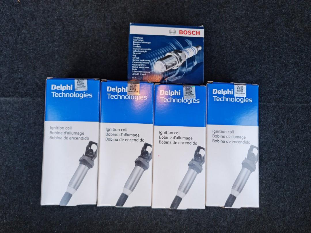 BMW 528i Ignition Coil and Spark Plugs Set, Car Accessories