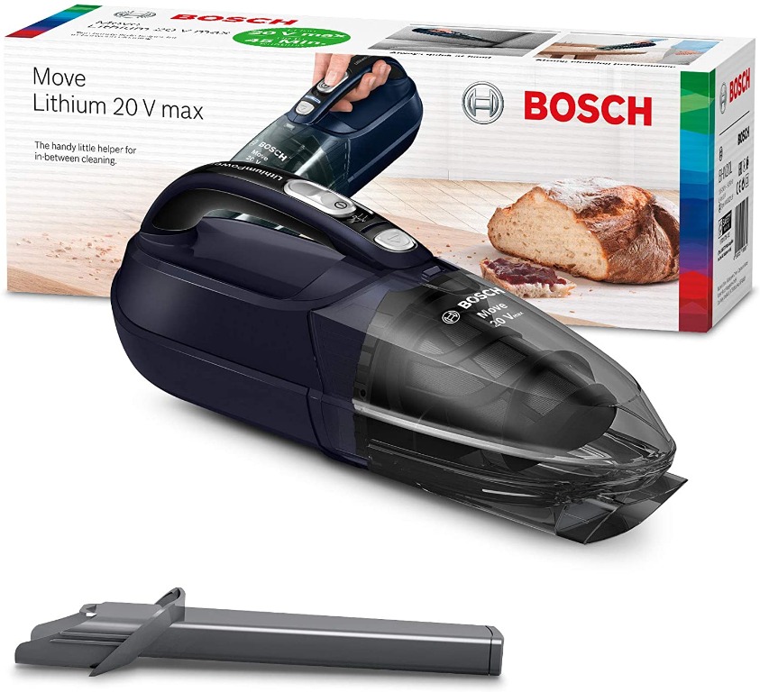 BOSCH BHN20L Cordless Handheld Rechargeable Vacuum Cleaner blue, TV