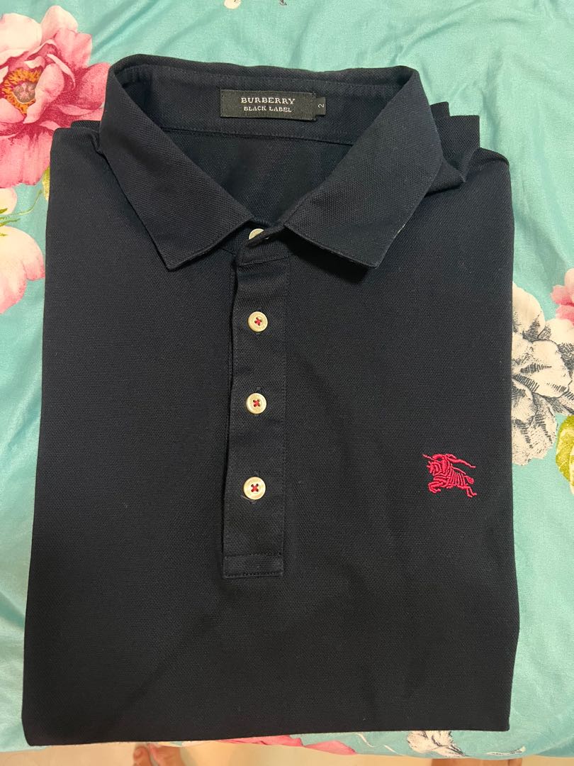 Burberry black label polo shirt sale