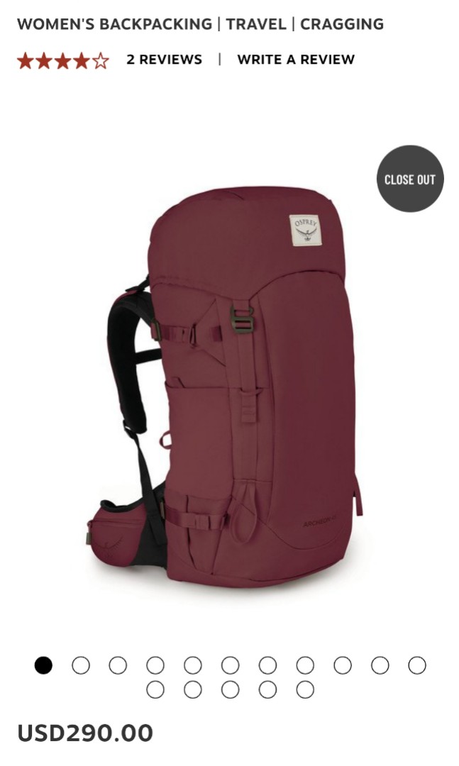 Carrier shop osprey 45l