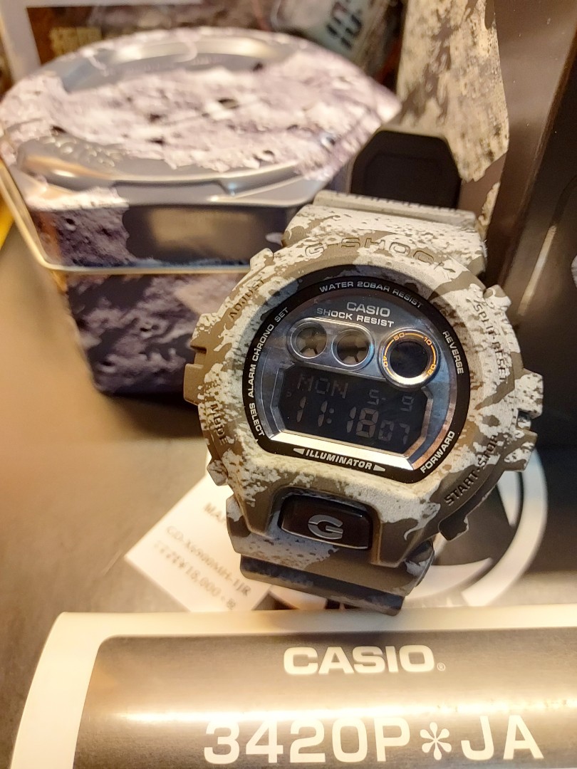 Casio G-Shock x Marhrishi GD-X6900MH-1JR (日本版), 男裝, 手錶及
