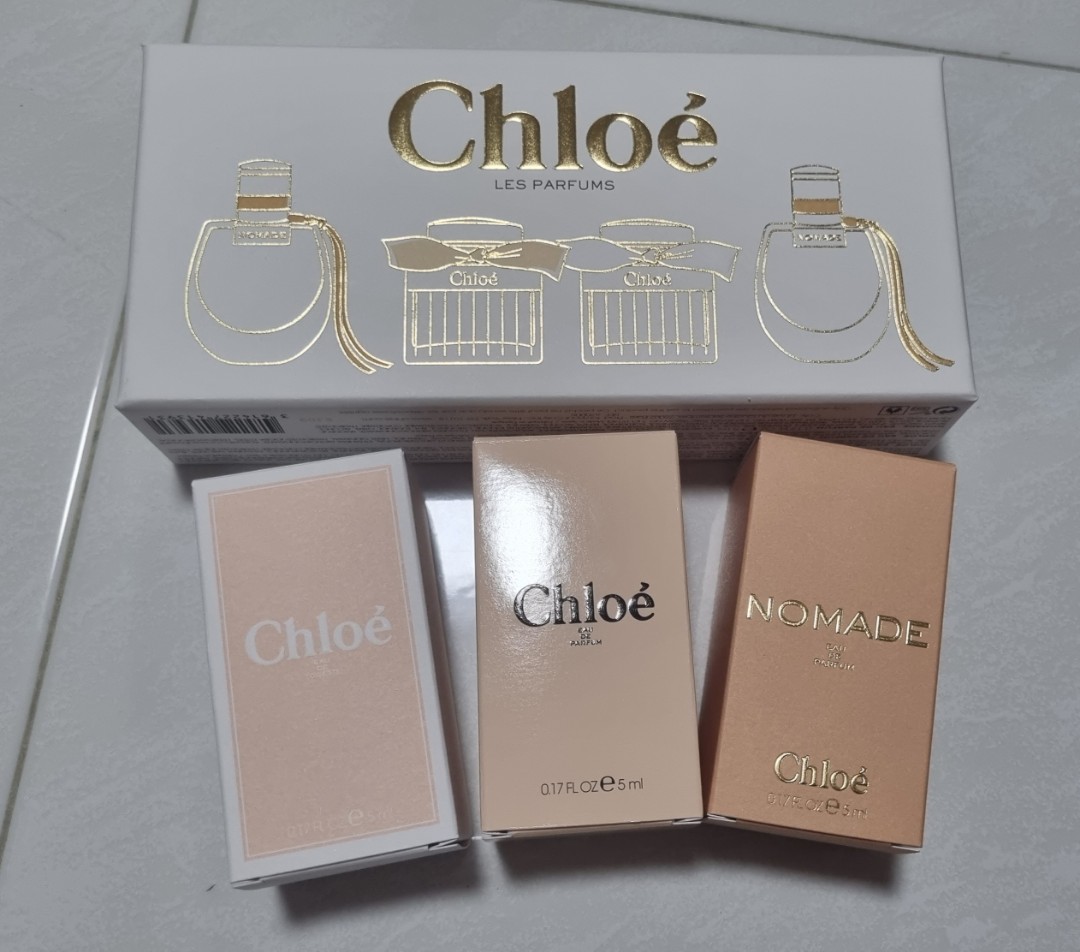 CHLOE MINI PARFUM SET, Beauty & Personal Care, Fragrance & Deodorants ...