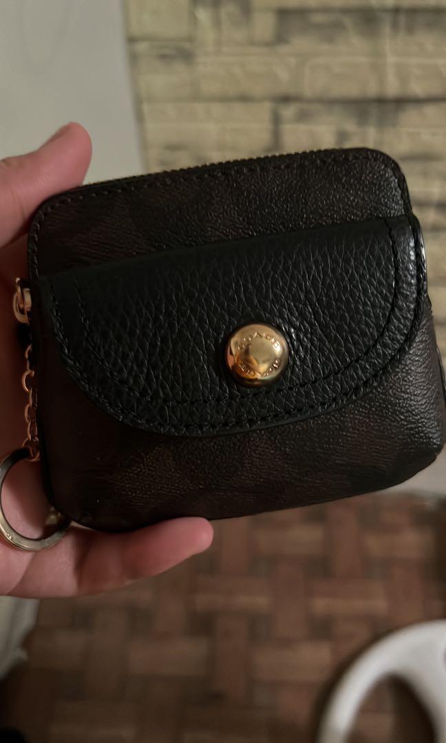 Coach signature pennie card case, Women's Fashion, Bags & Wallets, Purses &  Pouches on Carousell