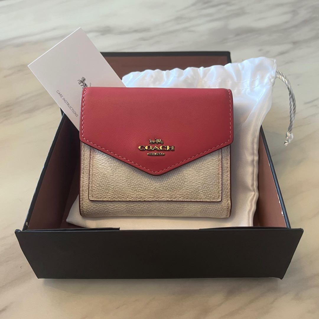 Coach colorblock signature wallet shop