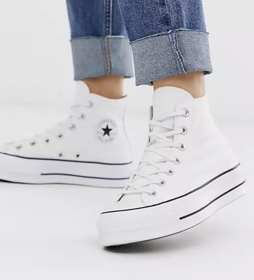 Converse Chuck Taylor White High Platform Women s Fashion