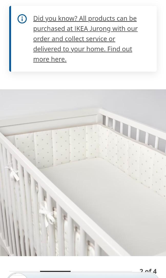 Cot bumper pads clearance