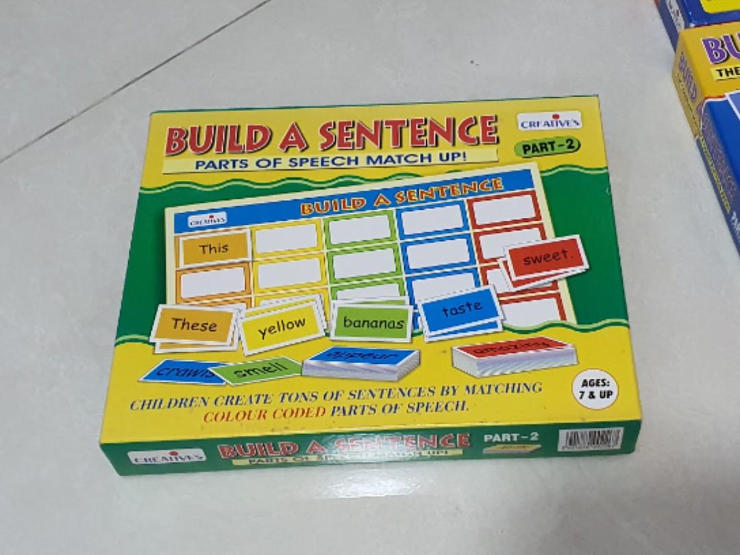 Creatives: Build a sentence Part 1/2/3, Hobbies & Toys, Toys & Games on ...