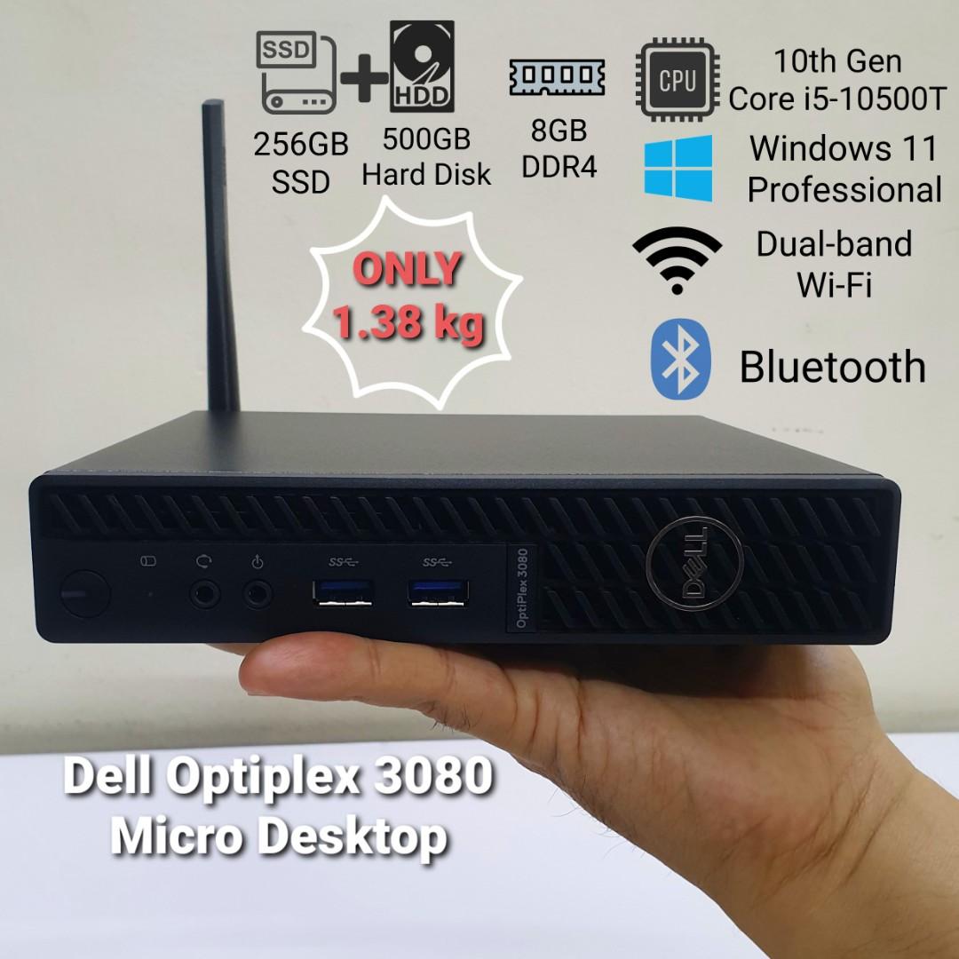 Dell OptiPlex 3080 10th Gen i3-10100T/Windows 10 Pro/8GB*1 DDR4/2.5 500GB  HDD Price - DELL OptiPlex Desktop
