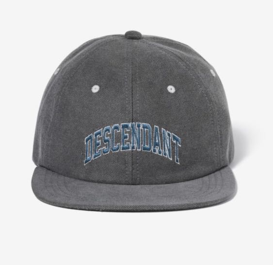 DESCENDANT TEAM 6PANEL CAP 六片板帽刺繡DCDT 水洗灰黑, 他的時尚, 手錶及配件, 毛線帽在旋轉拍賣