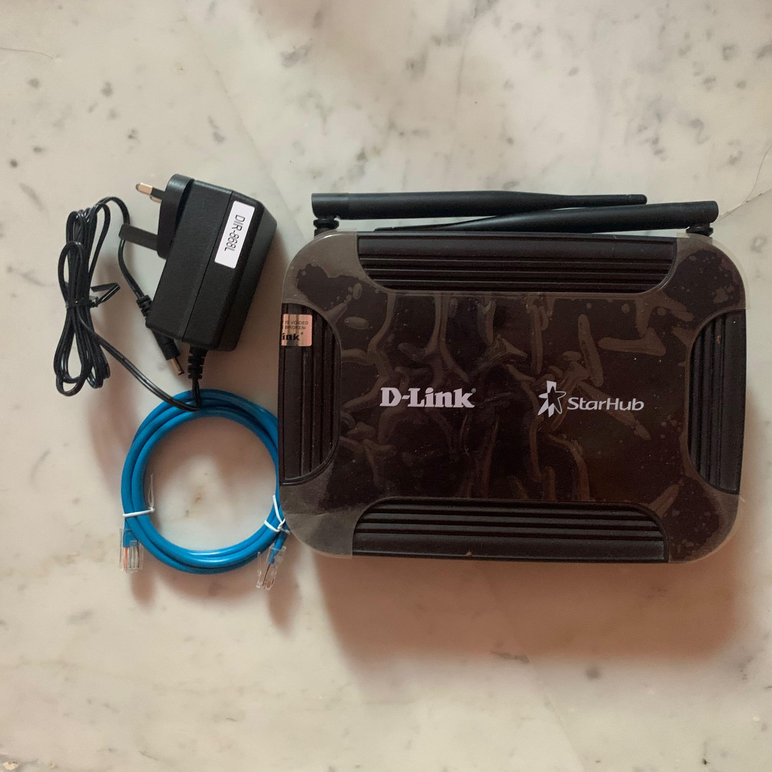 D-Link Starhub dvg-n5402sp Wireless Router, TV & Home Appliances ...