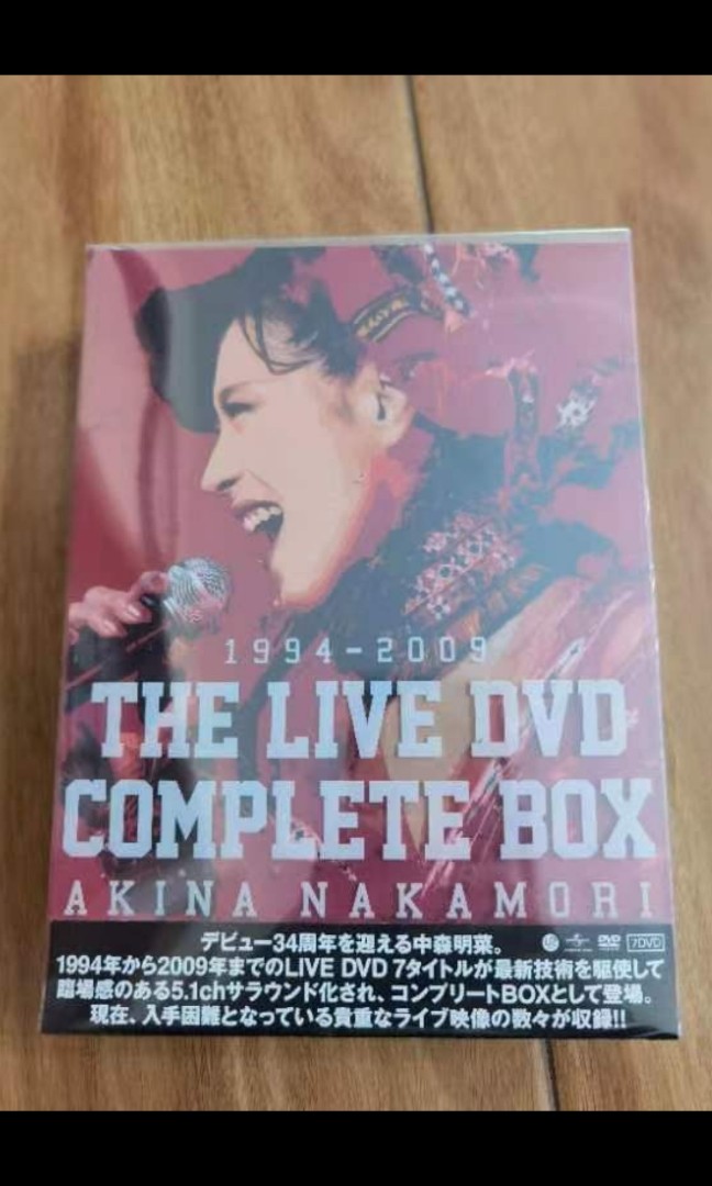 中森明菜LIVE演唱會-絕版(全新未拆)DVD日版(1994-2009)7隻(BOXSEX