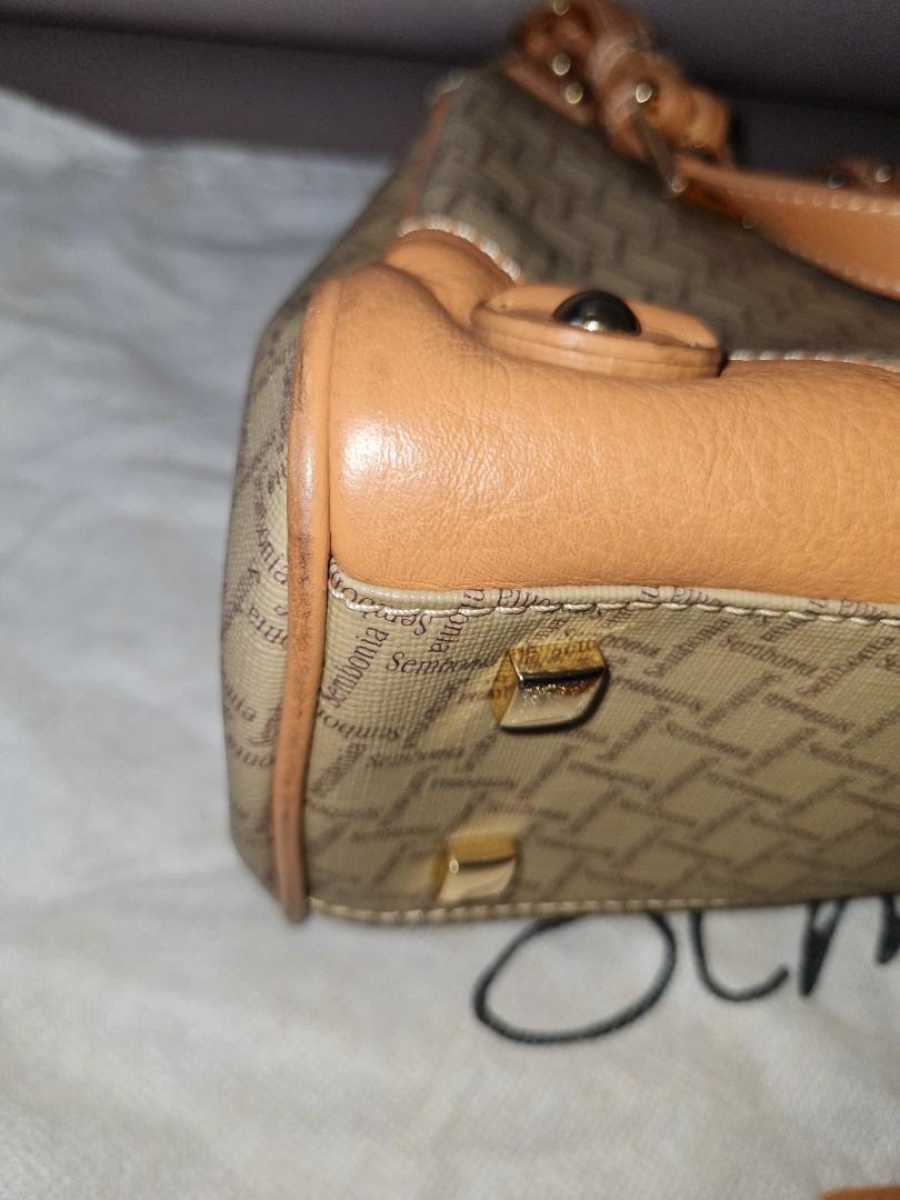 Genuine Leather Sembonia Shoulder Bag