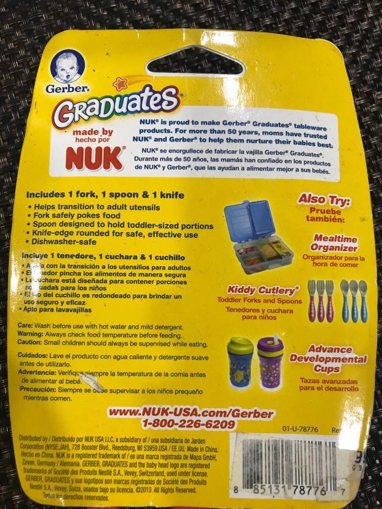 Gerber graduates sales kiddy cutlery