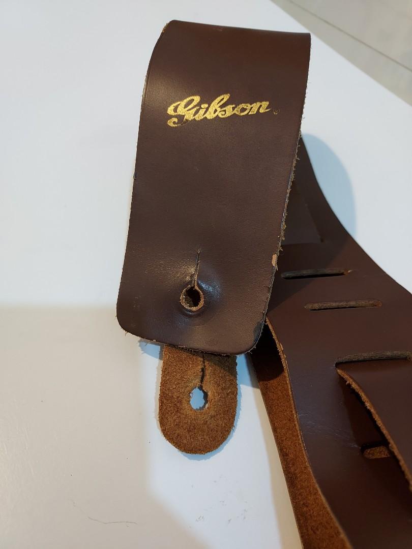 Gibson guitar shop strap leather