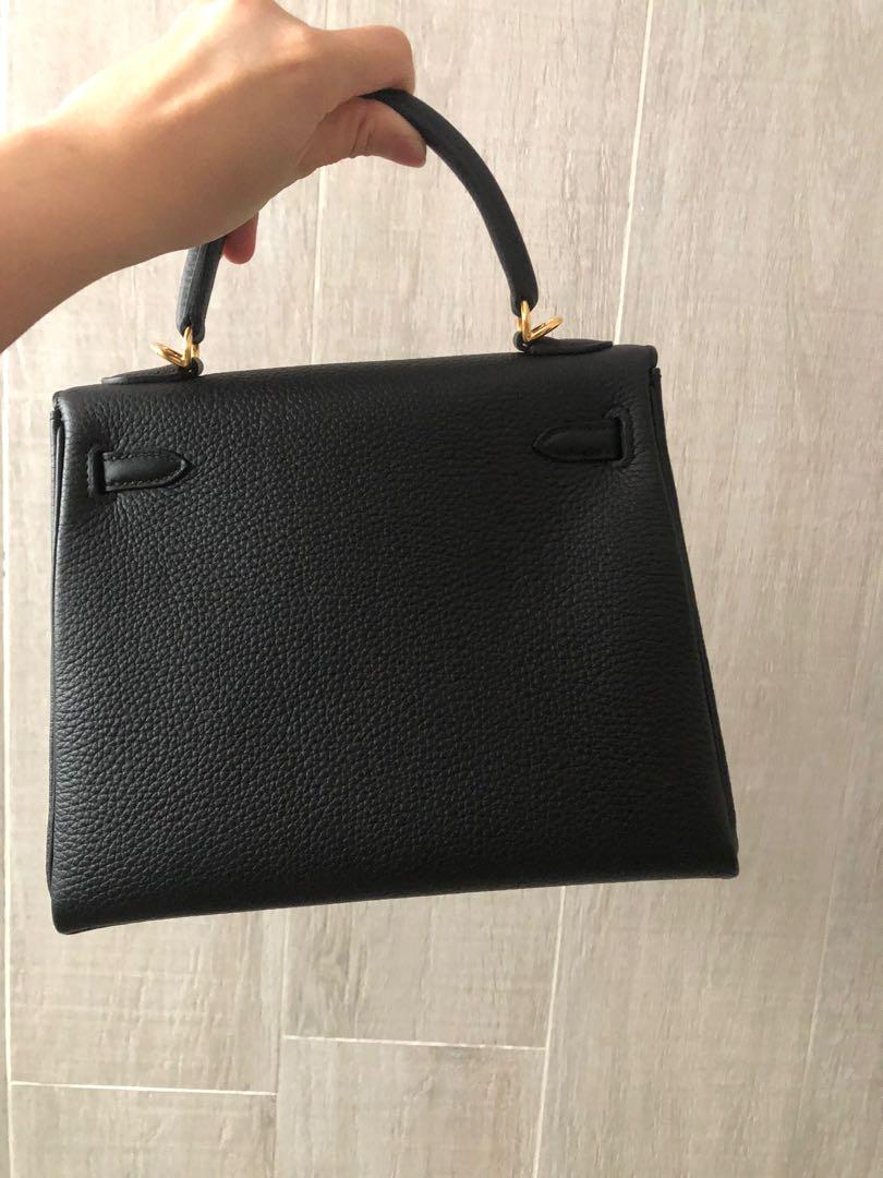 Kelly 25 black togo deals