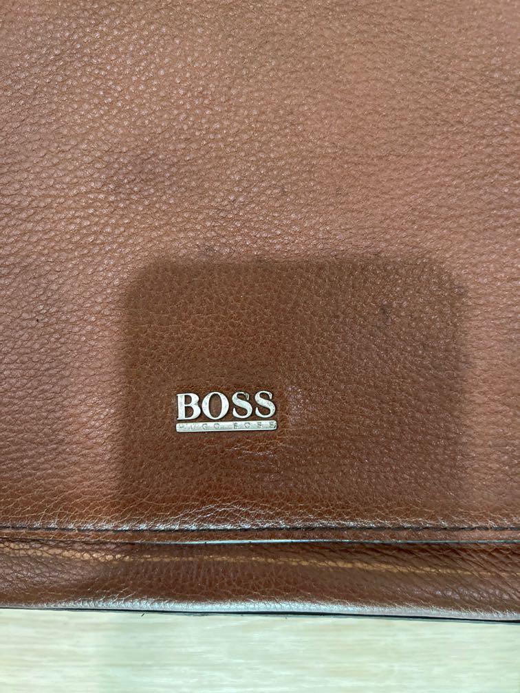 Hugo Boss Leather Sling Bag, Men's Fashion, Bags, Sling Bags on Carousell