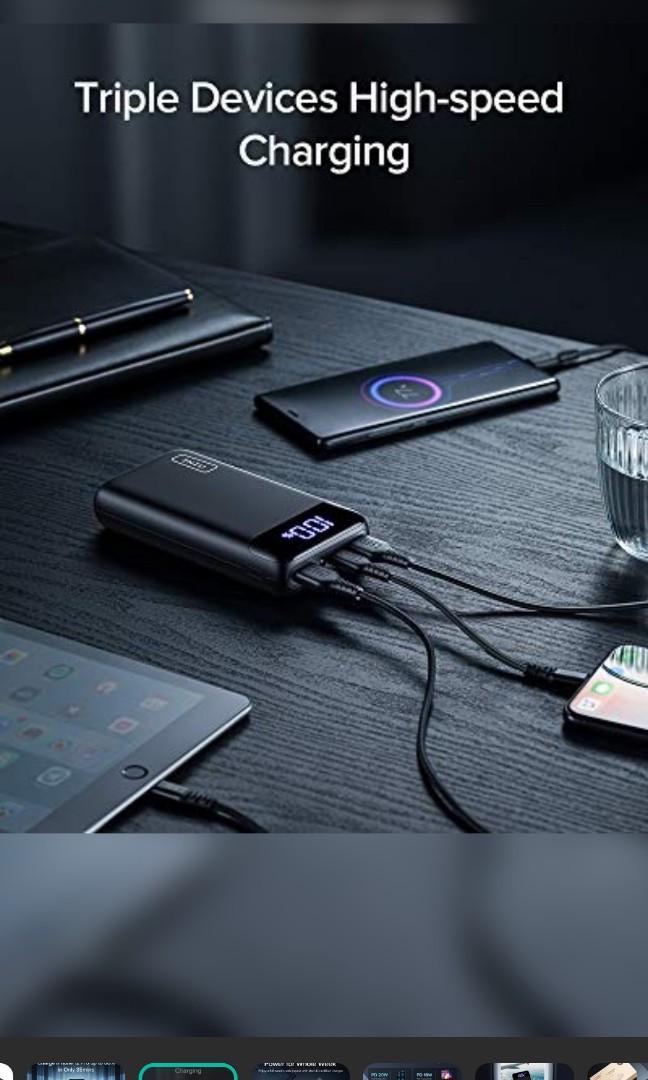 INIU Portable Charger PowerBank Charger INIU BI-B5 20000 mAh Fast Charging  LED display powerbank, Mobile Phones & Gadgets, Mobile & Gadget  Accessories, Chargers & Cables on Carousell