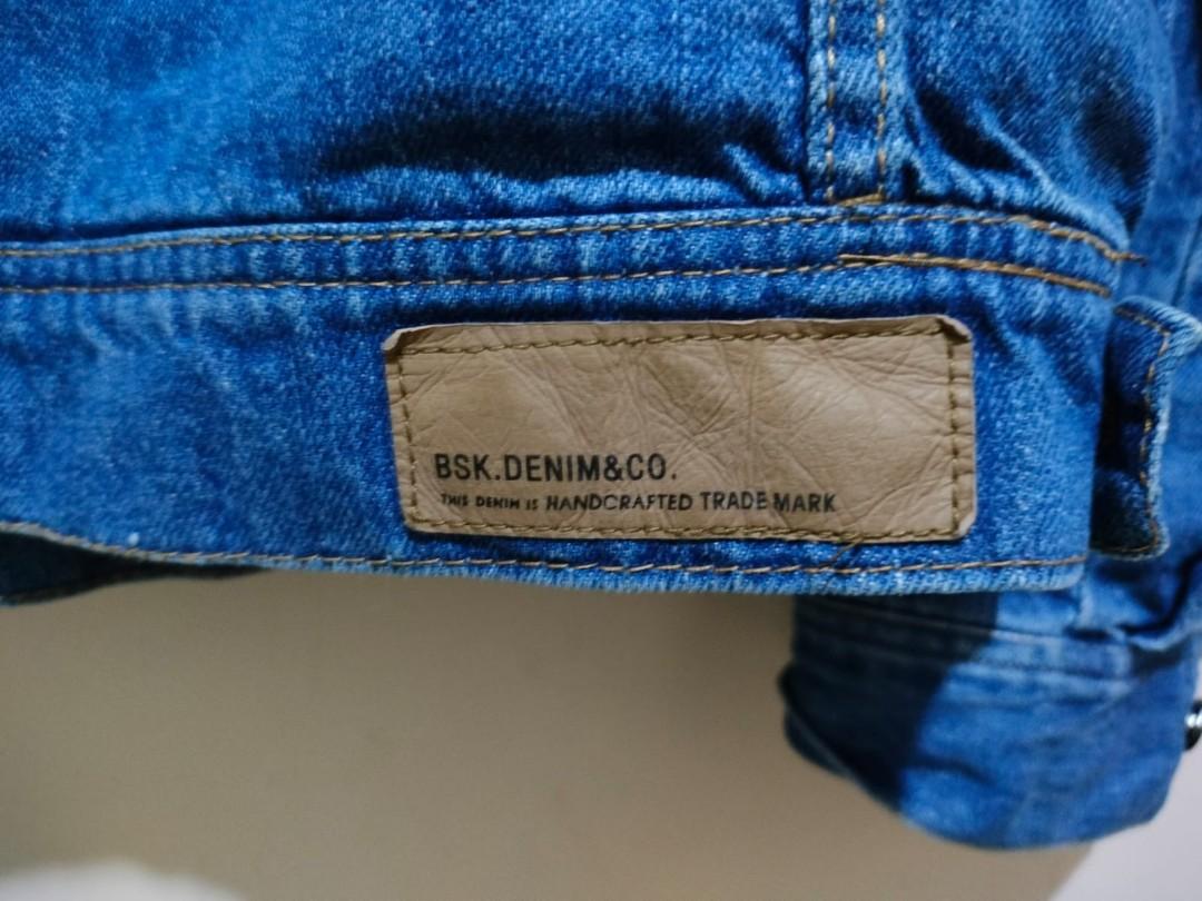 Jacket Denim Jeans Pria Bershka Second 
