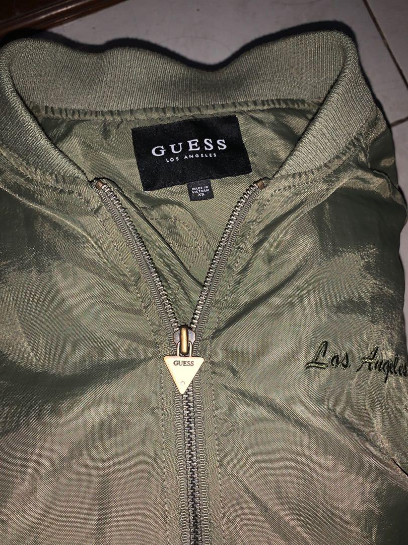 jaket jacket bomber guess