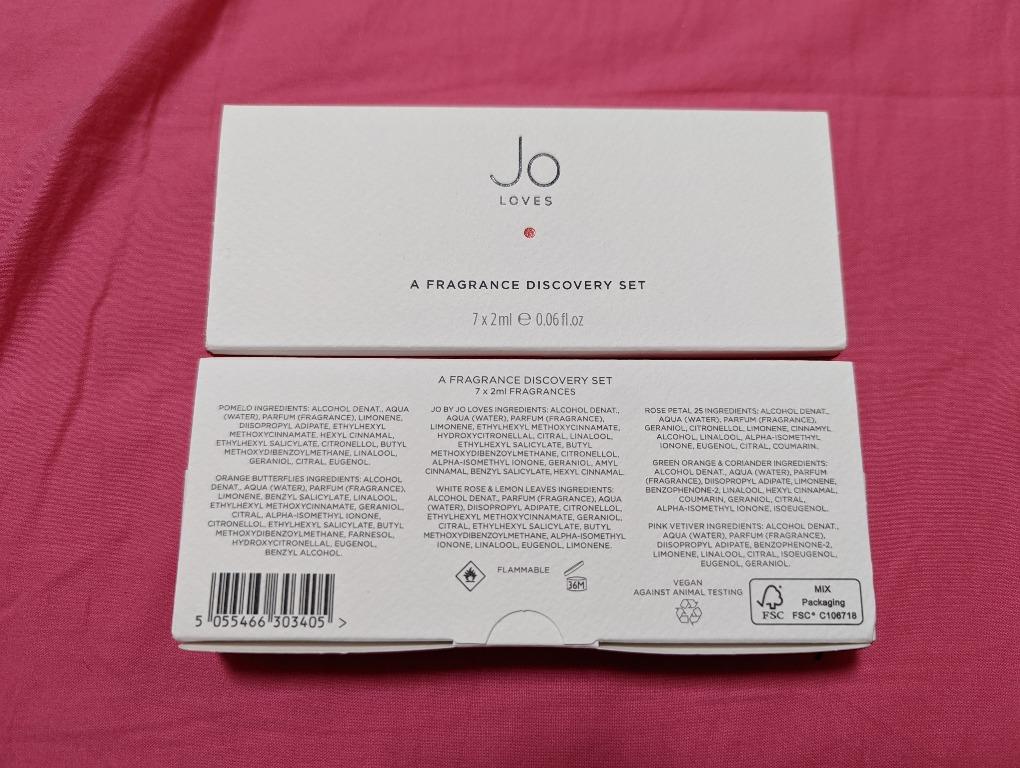 Jo Loves A Fragrance Discovery Set 7 x 2ml, Beauty & Personal Care ...