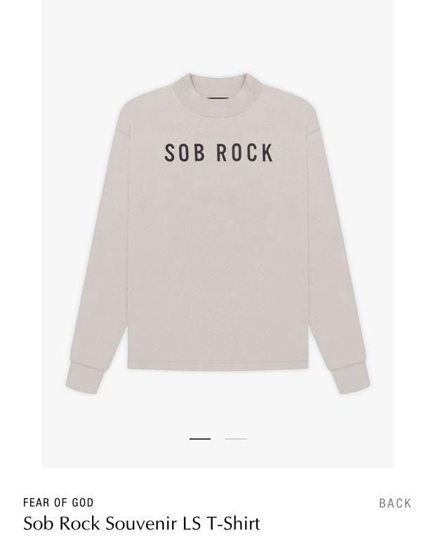【正規品】FEAR OF GOD Sob Rock LS T-Shirt Sob Rock Souvenir LS T-Shirt | Fear of God