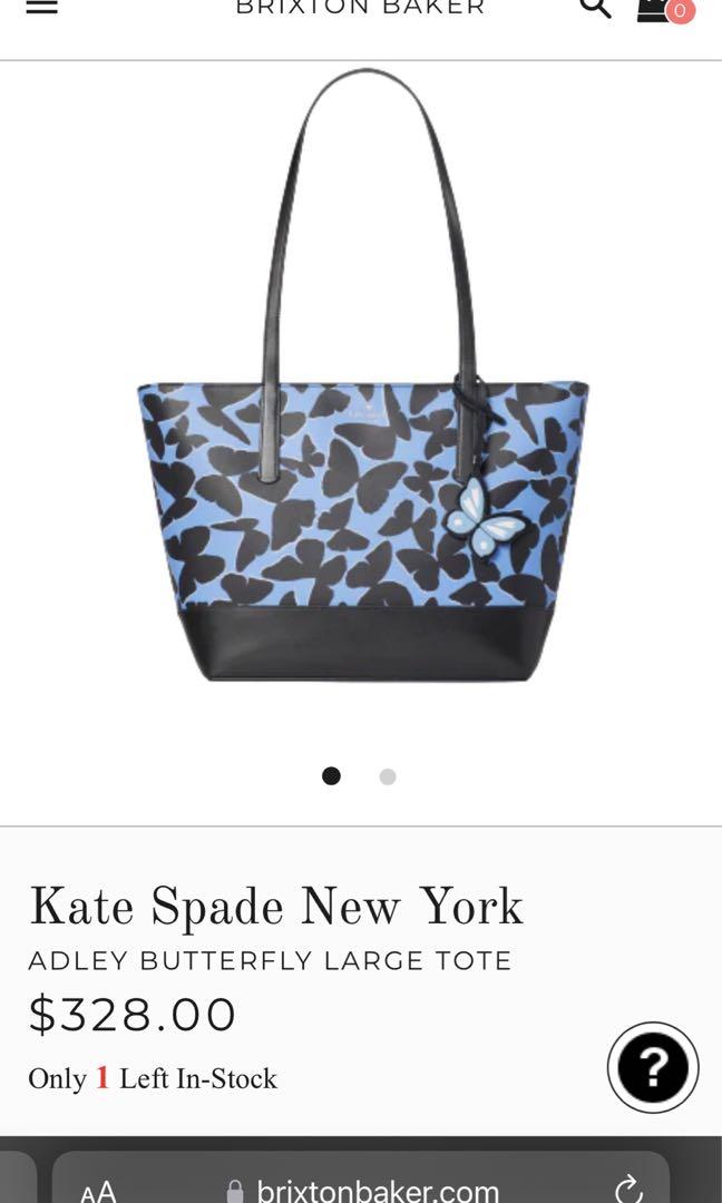 Kate spade deals adley butterfly tote