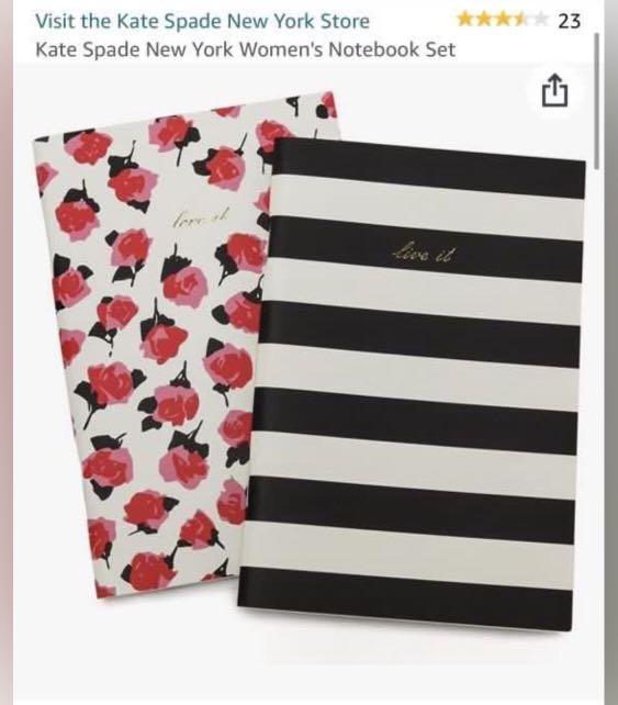 Kate Spade Notebook Set (A5) BRAND NEW, Hobbies & Toys, Stationery & Craft,  Stationery & School Supplies on Carousell