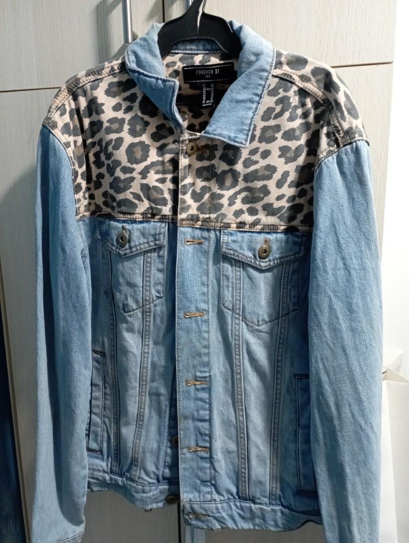 Leopard Denim Jacket Forever 21
