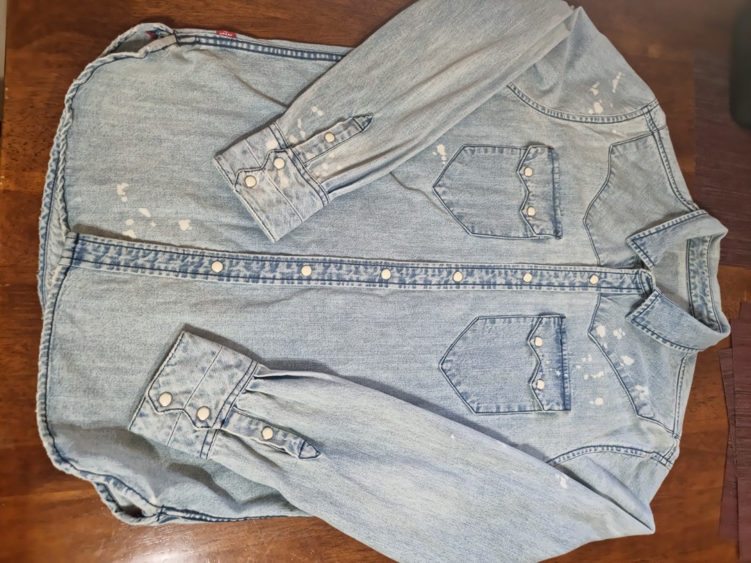 Levi's sawtooth Western denim shirt 