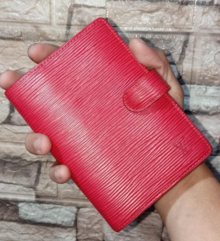LOUIS VUITTON RED EPI Leather Agenda Cover - PRELOVED, Women's